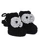 MayRa Knits Monster Eyes Booties - Black