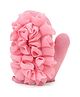 Bath Glove With Loofah - Pink