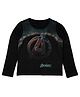 Marvel By Crossroads Avengers Logo Print Full Sleeves T- Shirt - Black