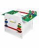 Worlds Apart Kid's Storage Box with Sliding Lids - White