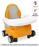 Baby Booster Seat with Adjustable Height - Orange Grey