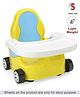 Baby Booster Seat with Adjustable Height - Yellow Blue