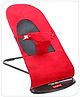 Babyhug Light Weight Baby Bouncer with Safety Harness - Red Black