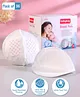 Babyhug 3D Contoured Disposable Breast Pads - Pack of 96 | Ultra Thin| Discreet Fit| Anti-slip Pads| Leak Proof| Invisible Under Clothes| Super Absorbent Polymer| Hygienic Mono-packs