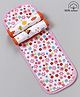 Babyhug 100% Cotton Muslin Burp Cloth Pack Of 3 - Mulitcolor