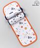 Babyhug 100% Cotton Muslin Burp Cloth Pack Of 3 - Mulitcolor