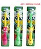PASSION PETALS Smile Design Foldable Toothbrush Pack Of 3 (Colour May Vary)