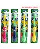Passion Petals Smile Design Foldable Toothbrush Pack Of 4 (Colour May Vary)