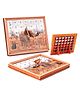 Webby African Savanna Elephant 2D-3D Jigsaw Puzzles with Frame Decoration - 42 Pieces