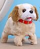 Musical Puppy Soft Toy Cream - Height 17.5 cm