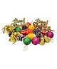 Zest 4 Toyz 104 pcs Christmas Tree Assorted Decoration Set (Balls, Bells, Gifts, Drums, Candy Sticks & Santa Claus)