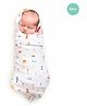 Rabitat Pamper Soft Bamboo  Swaddle City Lights Print - Multicolor