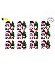 Zest 4 Toyz Christmas Snowman Santa Eye Glasses Pack of 12 - Assorted Design
