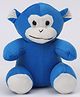 Play Toons Monkey Soft Toy Blue - Height 15 cm