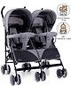 Babyhug Deuce Twin Stroller - Grey