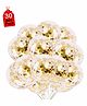 Party Propz Blue Confetti Balloons Gold - 30 Pieces