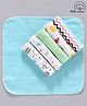 Babyhug 100% Cotton Wash Cloth Pack of 6 - Multicolor
