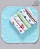 Babyhug 100% Cotton Wash Cloth Pack of 6 - Multicolor