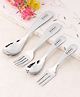 Babyhug Stainless Steel Spoon & Fork Set - Pack of 4
