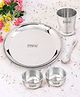 Babyhug Stainless Steel Dinner Set - 5 Pieces
