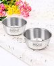 Babyhug Stainless Steel Feeding Bowl 150 ml - Set of 2