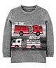 Carter's Truck Layered-Look Jersey Tee - Grey