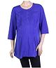 W Long Sleeves Kurta - Blue