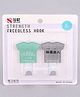 T-Shirt Shaped Wall Hooks Pack of 2 (Color & Character May Vary)