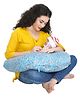 Nene Printed Nursing Pillow - Blue