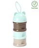 Milk Powder Container Bear Shaped Top 3 Racks 120 ml Each - Multicolor