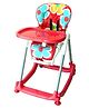 Babycenter India 4 In 1 High Chair With Wheels - Red