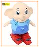 Zest 4 Toyz Musical Elephant Toy With Bump and Go Action - Blue