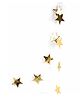 Funcart Glitter Paper Hanging Star Banner - Golden