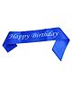 Funcart Happy Birthday Sash - Royal Blue