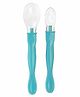 Beebaby 3 In 1 Weaning Silicone Spoon Set - Blue