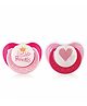 Beebaby Orthodontic Silicone Baby Pacifier with Protective Cap  Pack of 2 - Pink