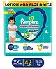 Pampers Complete Skin Comfort Pants, Anti-rash blanket, Lotion with Vitamin E & Aloe Vera, Double Extra Large size baby Diapers, (XXl) 42 Count, 15-25 kg