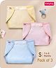Babyhug Waterproof Nappy Small Size Set of 3 - Yellow Pink Blue