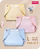 Babyhug Waterproof Nappy Large  Size Set of 3 - Yellow Pink Blue