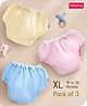 Babyhug Waterproof Nappy With Elastic Extra Large Set of 3 - Pink Blue Yellow
