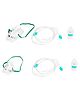 Control D Adult & Child Mask Kit For Nebulizer - White Green