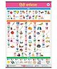 Target Publications Hindi Varnamala Chart for Kids | Alphabet & Numbers Learning Chart