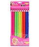 Barbie Velvet Coated Pencil Set of 10 - Multicolor