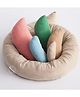 Babymoon Moon & Round Posing Pillow Photoshoot Prop Multicolor - Pack of 3