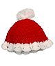 Knits & Knots Scallop Trim Cap - Red