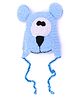 MayRa Knits Teddy Bear Cap - Blue