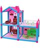 Toyshine DIY Doll House Creative Edition with Accessories  Multicolor - 127 Pieces
