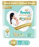 Pampers Premium Care Pants, New Born, Extra Small size baby diapers (NB,XS), 70 count, Softest ever Pampers