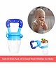 Safe-O-Kid Size Silicone Fruit & Food Nibbler, Safe Feeder for Babies, 0-24 Months, Pack of 2, ( Assorted Colors )