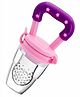 Safe-O-Kid Small Size Silicone Fruit and Food Nibbler - Pink